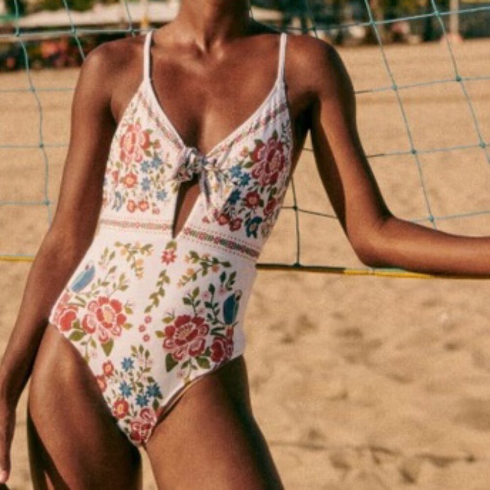 SEZANE X FARM RIO Octavia Swimsuit Jardim Romântico SOLD OUT! P/S